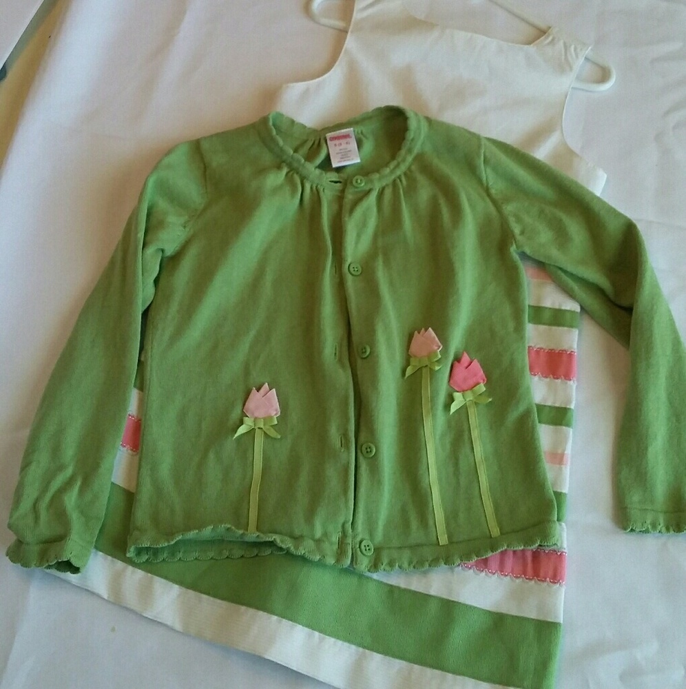 NWOT Gymboree dress & cardigan